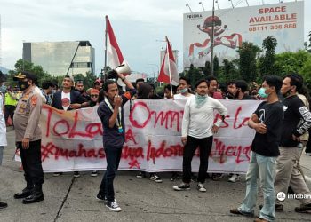 Memblokade Exit Tol Pasteur, 8 Demonstran Diamankan Polisi