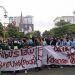 Buntut Insiden Unisba, Mahasiswa Geruduk Polrestabes Bandung