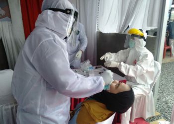 Polisi Gelar Rapid Test Antigen Di Jalur Alternatif Jonggol – Cariu