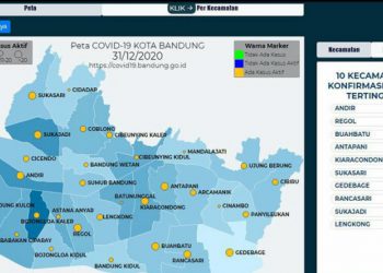Per 1 Januari 2021, 5.005 Warga Kota Bandung Dinyatakan Sembuh dari Covid-19
