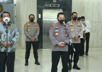 Sambangi Mahkamah Agung, Kapolri Bahas E-Tilang