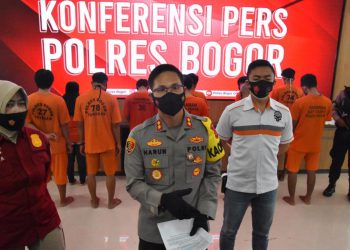 Polres Bogor Berhasil Ungkap Kasus Peredaran Sabu dan Ganja