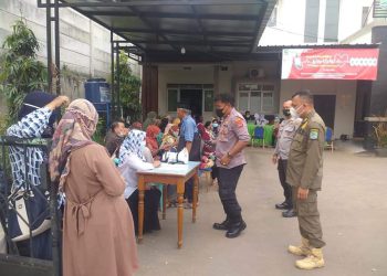 Polres Majalengka Monitoring Vaksinasi Guru SD