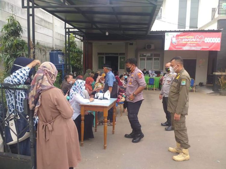Polres Majalengka Monitoring Vaksinasi Guru SD