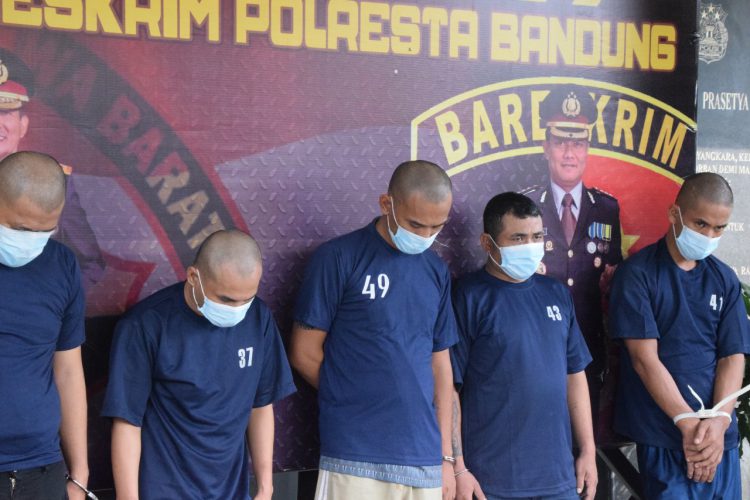 Polresta Bandung Tangkap 5 Pelaku Pencurian Sepesialis Minimarket