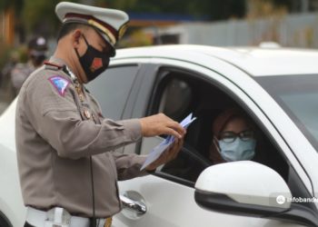 Polres Cimahi Bakal Stop Kendaraan Berplat Bandung