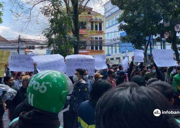 Curhatan Pedagang Kota Bandung di Tengah Aksi Penolakan PPKM Darurat