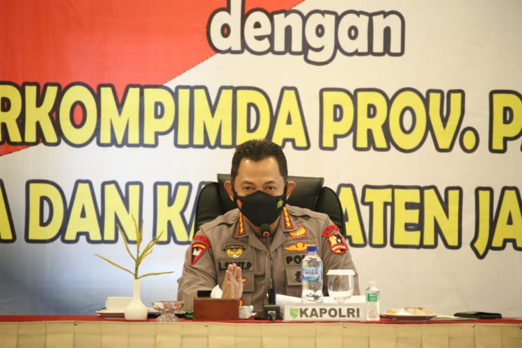 Pimpin Rapat Forkopimda Jayapura, Kapolri Tekankan Kesiapan PON Papua