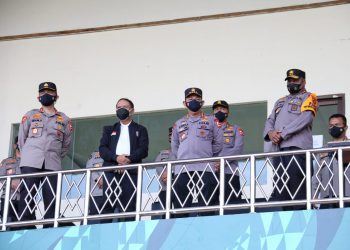 Kapolri Pantau Prokes dan Pengamanan PON XX Papua