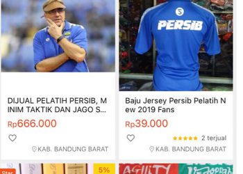 Usai Imbang Lagi, Muncul ‘Dijual Pelatih Persib’ di E-Commerce