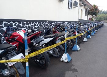 Polisi Amankan Ratusan Kendaraan Berknalpot Bising