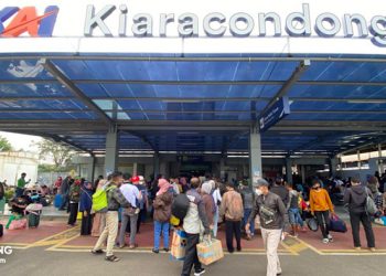 H-3 Lebaran, Stasiun Kiaracondong Bandung Dipadati Pemudik