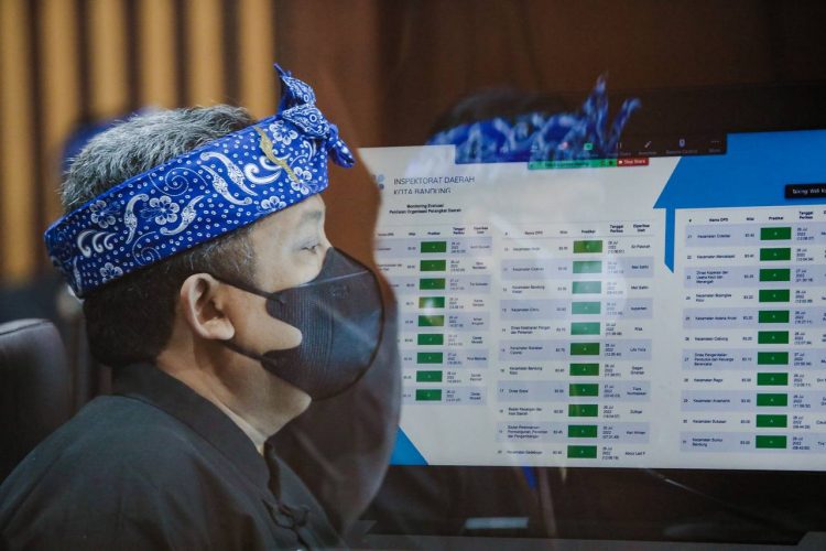 Evaluasi SAKIP, Wali Kota Bandung Beberkan Capaian dan Target Pembangunan