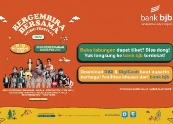 Buka Tabungan di bank bjb, Dapat Tiket Bergembira Bersama Music Festival 2022