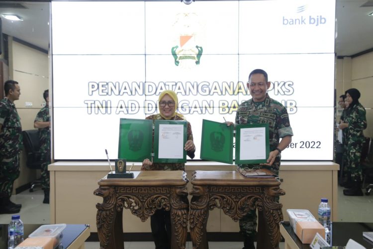 bank bjb Tandatangani PKS dengan TNI AD, Hadirkan Layanan Perbankan Bagi Personel
