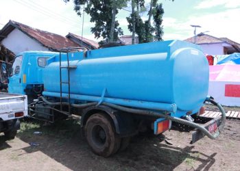 Polri Berupaya Mencukupi Ketersediaan Air Bersih Bagi Korban Gempa Cianjur