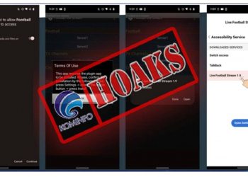 Kominfo: Waspada! Aplikasi Palsu Siaran Langsung Bola Susupi Virus