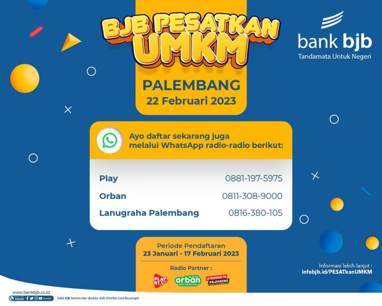 Ikuti Workshop Bisnis bjb Pesatkan UMKM di Palembang