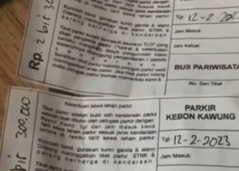 Ramai Bus Kena Tarif Parkir Ilegal, Ini Kata Dishub Kota Bandung