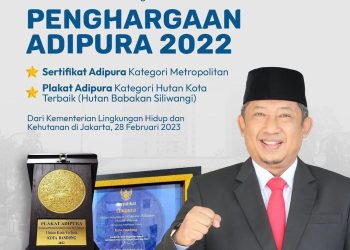 Bangga! Kota Bandung Raih Penghargaan Sertifikat dan Plakat Adipura