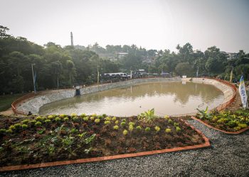 Kolam Retensi Cisanggarung Hadir Cegah Banjir di Kawasan Arcamanik
