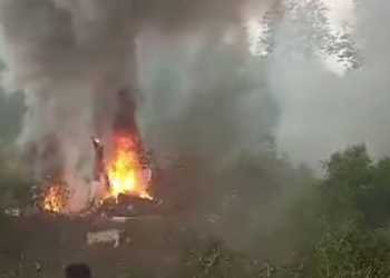 Helikopter Jatuh di Ciwidey, Polisi Sebut Lagi Latihan