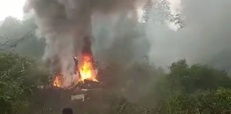 Helikopter Jatuh di Ciwidey, Polisi Sebut Lagi Latihan