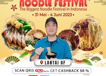Tirta Lie Noodle Festival Bakal Hadir di Mal Istana Plaza Bandung, Yuk Berburu Bakmie Enak Ada di Sini