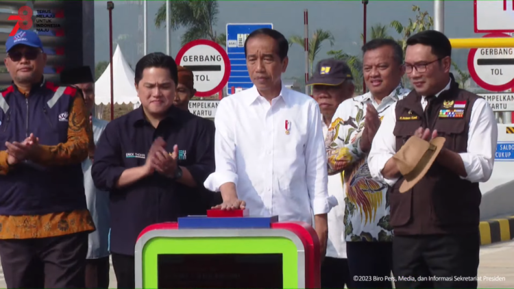 Presiden Jokowi Resmikan Tol Ciawi-Sukabumi Ruas Cigombong-Cibadak