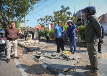 Berjalan Sesuai Rencana, Perbaikan Trotoar Tuntas Akhir Tahun Ini