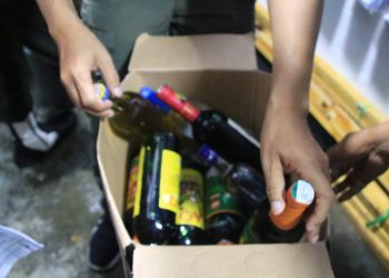 Gelar Penertiban, Satpol PP Amankan Ratusan Minuman Beralkohol Ilegal