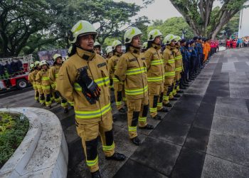 Peringati HUT ke-105 Damkar, Pj Wali Kota: Tingkatkan Profesionalisme Pemadam Kebakaran dan Penyelamatan