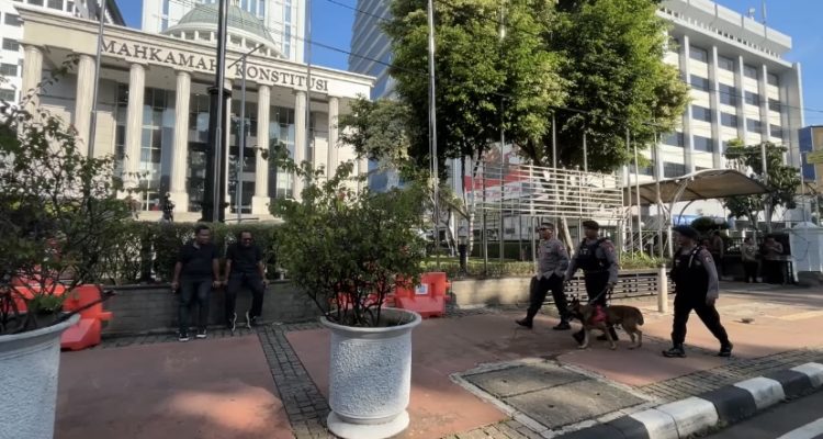 Sidang Putusan MK, Polisi Kerahkan Anjing Pelacak dan 7.783 Personel Gabungan