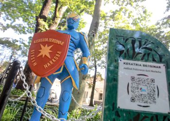 Kota Bandung Punya Super Hero Baru ‘Kesatria Bersinar’, Siap Jadi Pahlawan Anti Narkoba