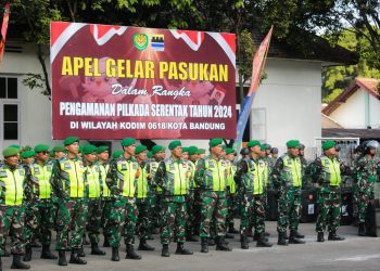 Jelang Pilkada, Kodim 0618/BS Gelar Apel Pasukan