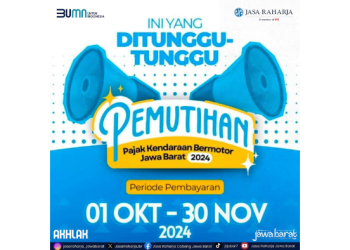 Program Pemutihan Pajak Kendaraan Bermotor Resmi Dibuka Sampai 30 November 2024!
