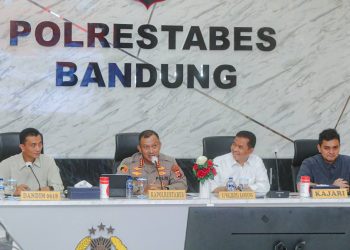 Pengamanan Natal dan Tahun Baru, Polrestabes Bandung Kolaborasi Bersama Pemkot