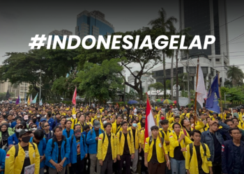 #IndonesiaGelap: Gelombang Aksi Mahasiswa Menuntut Perubahan Kebijakan