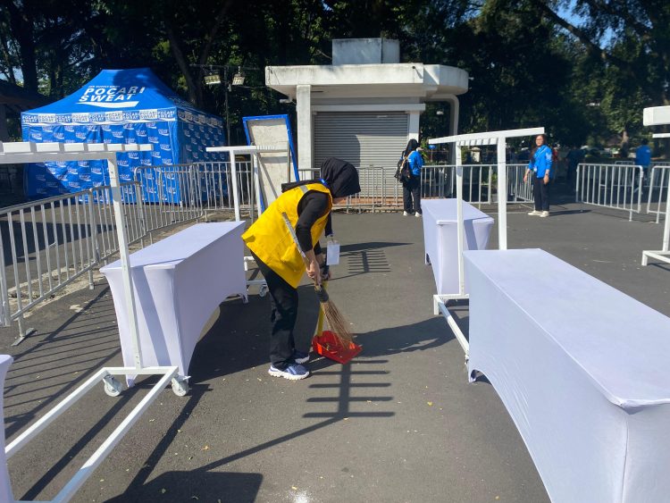 Sampah di Rute Lari Pocari Sweat Run 2025 Langsung Diangkut, DLH: Kami Bergerak Setelah Pelari Terakhir Lewat