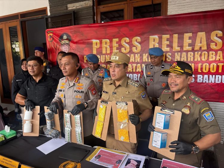 Polrestabes Bandung Ungkap Peredaran 1,2 Juta Butir Obat Terlarang, Pemkot Dorong Rehabilitasi Anak Muda