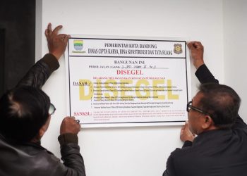 Diduga Belum Kantongi Izin, Proyek Perumahan di Gumuruh Kota Bandung Disegel
