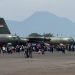 Ribuan Warga Padati Lanud Husein Sastranegara Jelang HUT ke-80 TNI