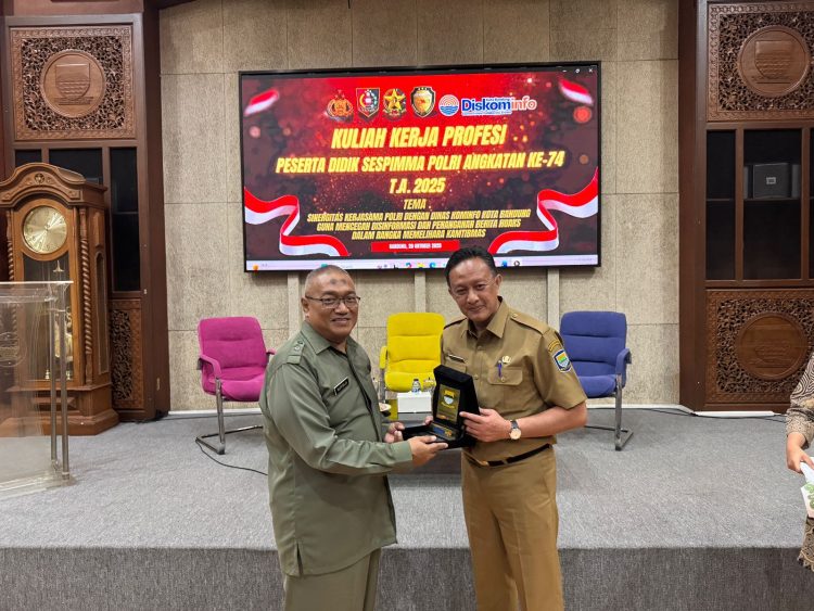 Peserta Sespimma Polri Belajar Strategi Lawan Hoaks ke Pemkot Bandung