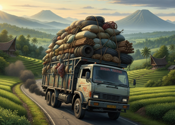 Truk kelebihan Muatan dan Ukuran Dilarang Melintas di Jawa Barat Mulai 2 Januari 2026