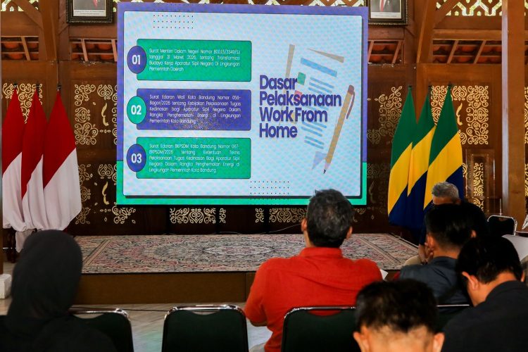 WFH ASN di Kota Bandung Diklaim Hemat BBM, Tingkat Pelanggaran Pegawai Menurun