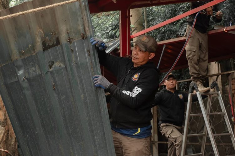 40 Bangli di Hasanudin-Surya Kencana Ditertibkan, Trotoar dan Drainase Dikembalikan Fungsinya